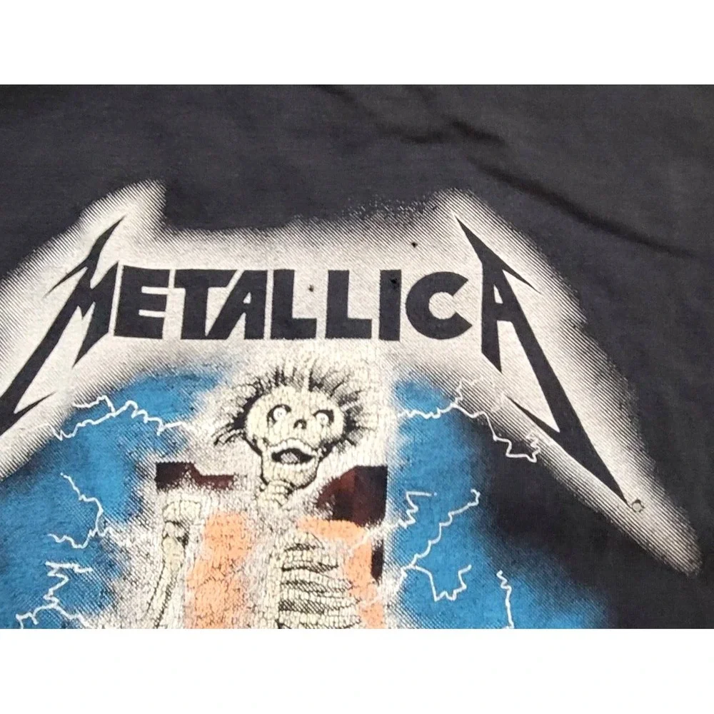 VINTAGE‎ METALLICA SHIRT RIDE THE LIGHTNING 1994 MENS X-LARGE ROCK BAND